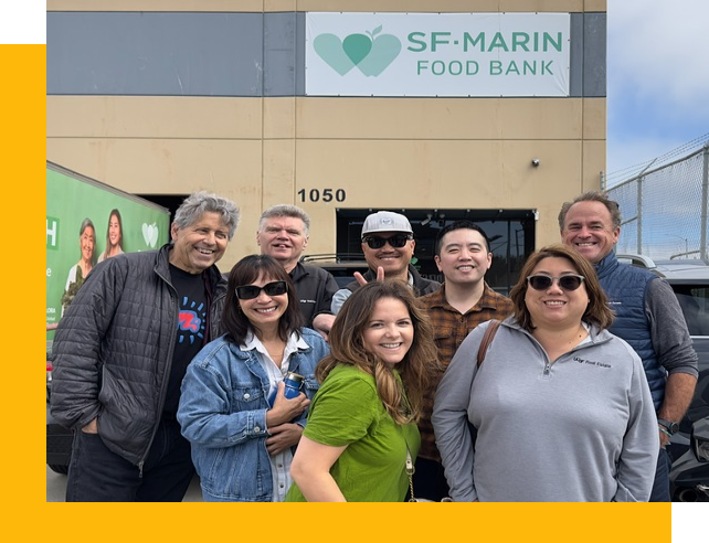 UCSF Real Estate volunteered at the San Francisco-Marin Food Bank