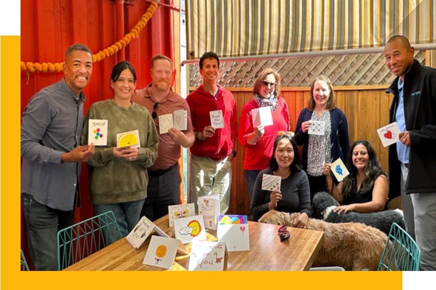 Supply Chain Management made Meals on Wheels greeting cards