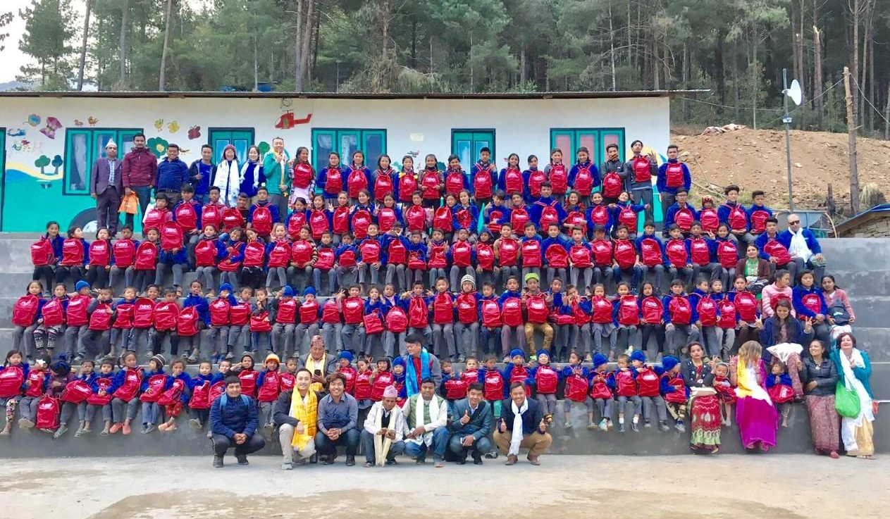 Wayne in Nakote, a village in the Himalayan foothills