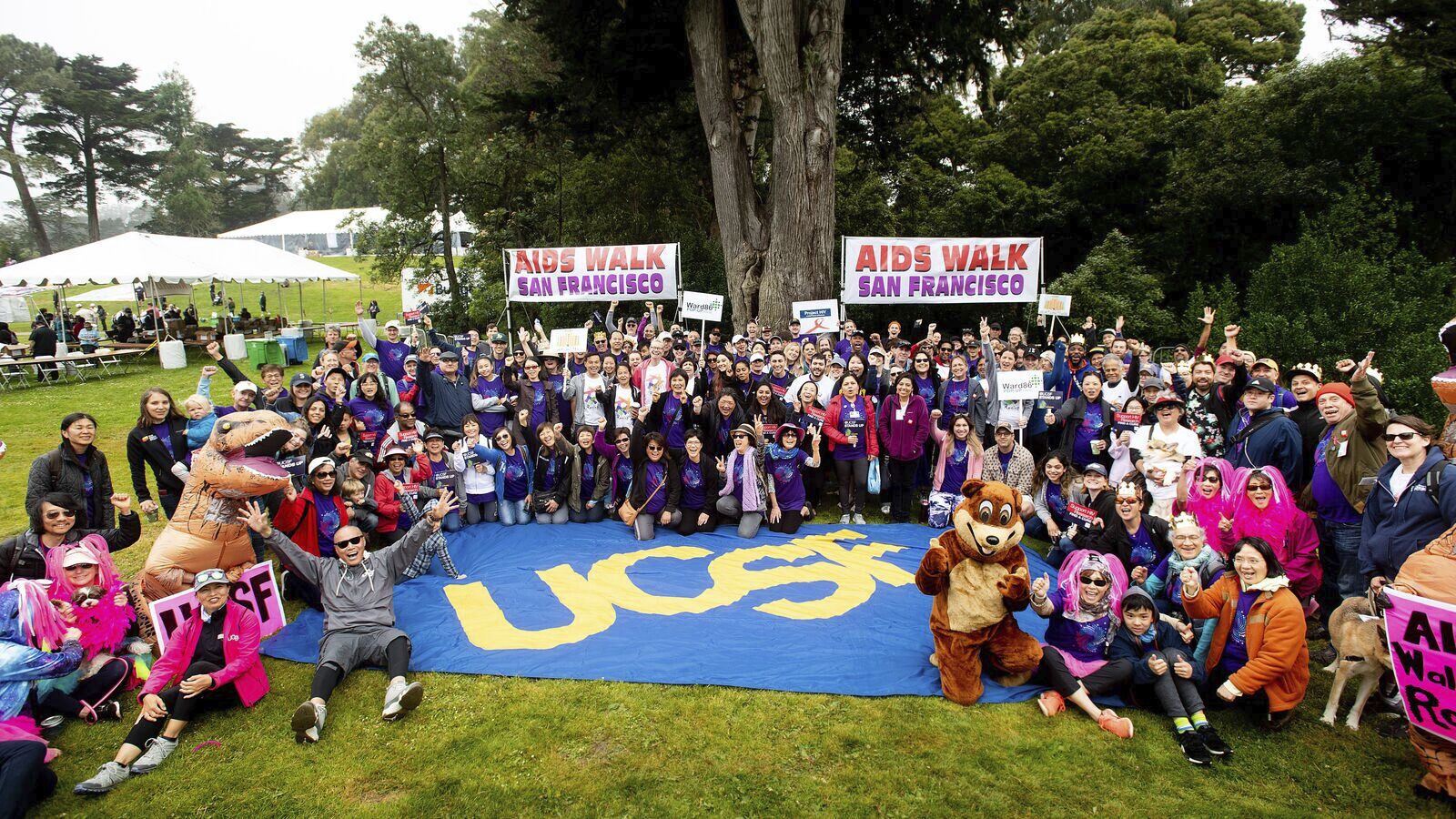 UCSF AIDS Walk San Francisco group photo 