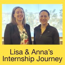 Lisa and Anna's Internship Journey