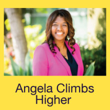 Angela Climbs Higher