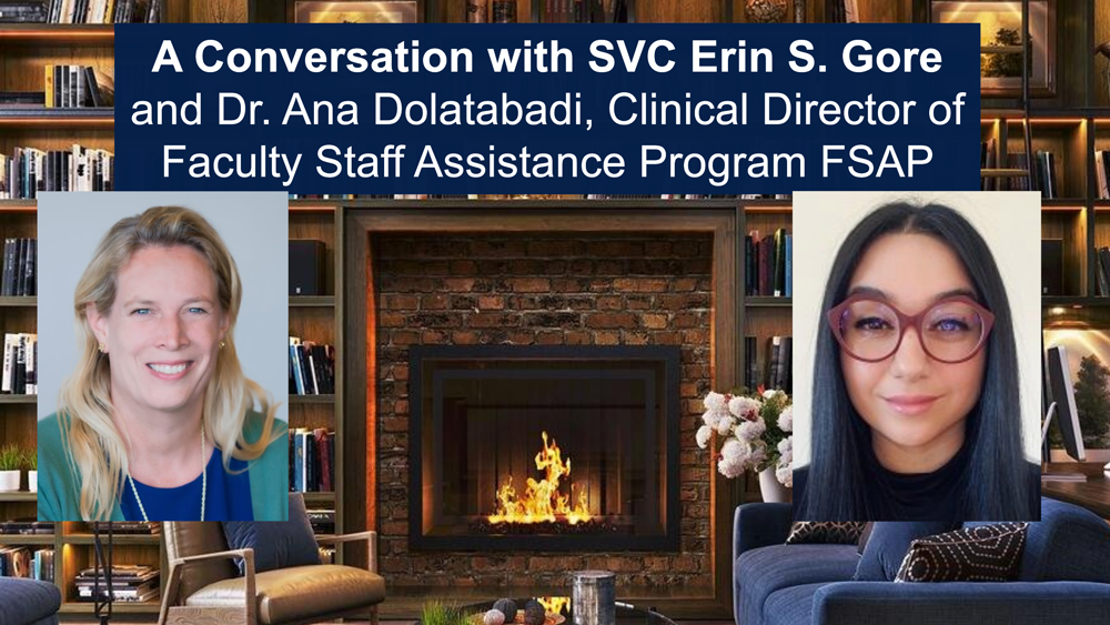 A conversation with SVC Erin Gore and Dr. Ana Dolatabadi
